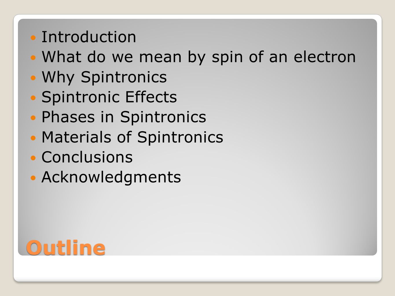 AN INTRODUCTION TO SPINTRONICS - ppt video online download